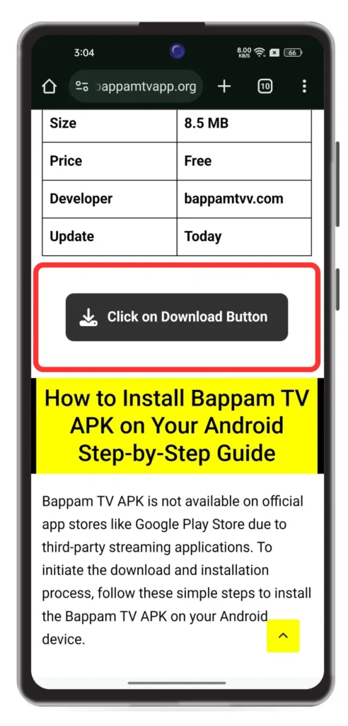 Bappam TV App 1