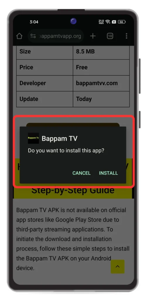 Bappam TV App 3
