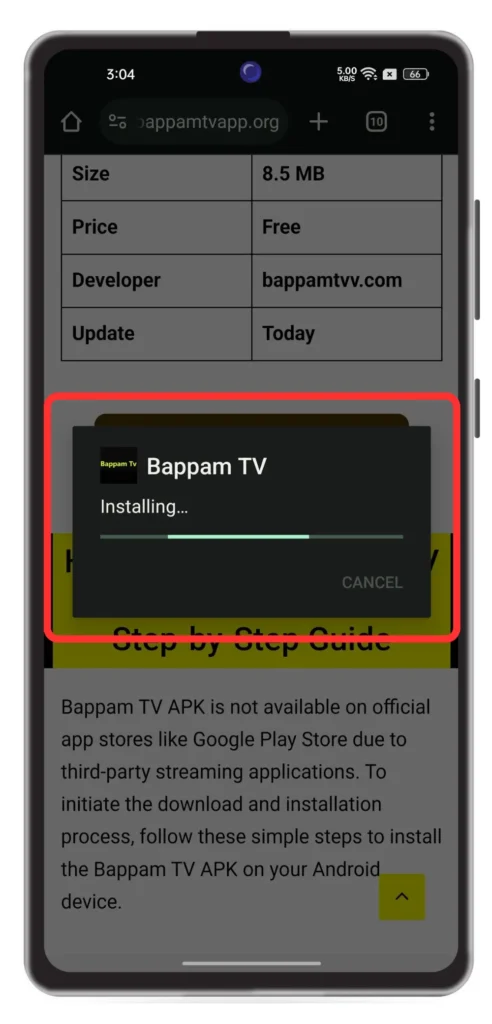 Bappam TV App 4